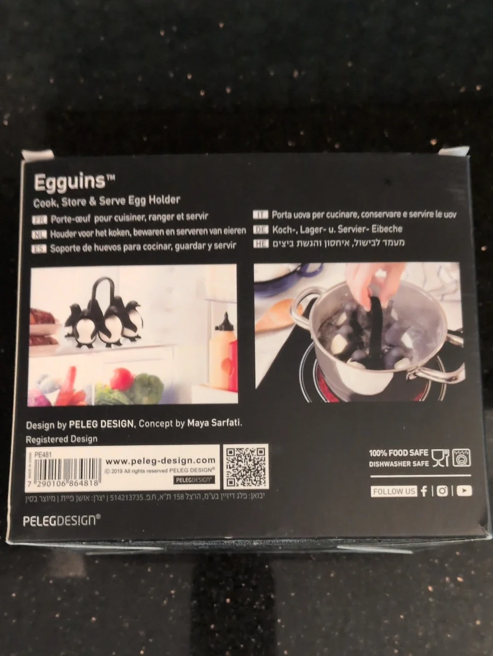 Egguins Cook, Store & Serve Egg Holder